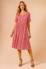 Women's Airy Polka Dot Blouse with Ruffles Soft Fabric for Summer 1