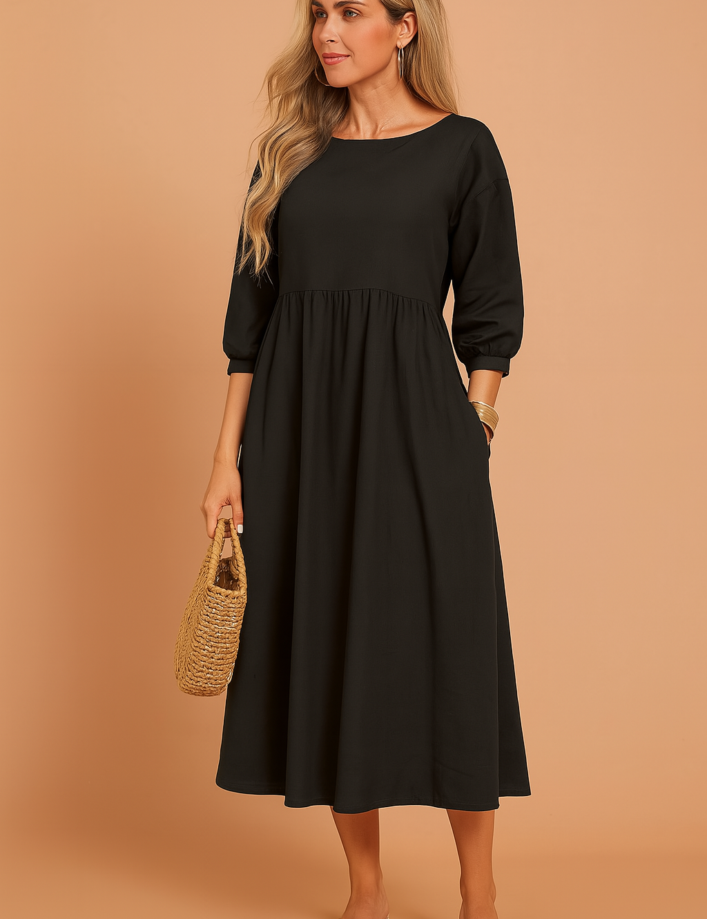 Women's Elegant Summer Maxi Dress Comfortable Linen 5